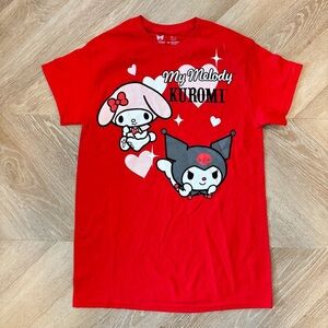 S Red My Melody Kuromi T-Shirt